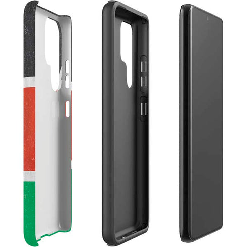 Kenya Flag Distressed Galaxy S22 Ultra Pro Case